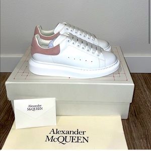Alexander McQueen women’s suede oversized sneakers